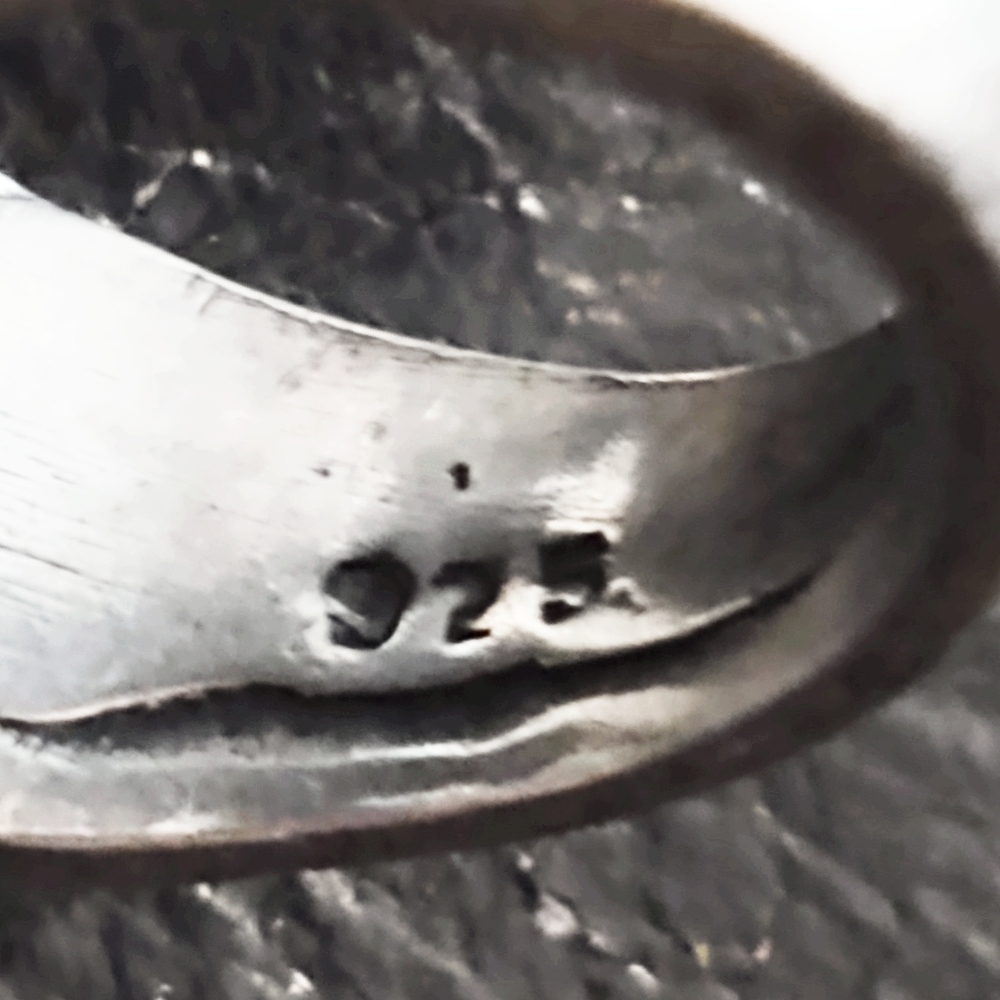 Gigantic Vintage Sterling Silver Mexico Horse Ring - Picture 8 of 8
